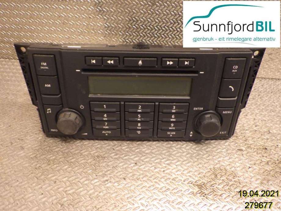 Bilstereo til Land Rover Freelander, 2007-2014 (Type II)  (LAND-ROVER|6H5218845AC)