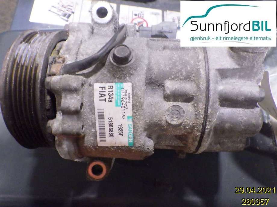 Aircondition kompressor til Fiat Doblo 2010-->> (Type II)  (FIAT|51868880|)