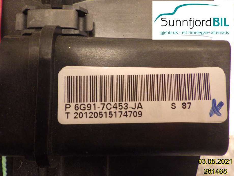 Giroverføring til Ford S-Max, 2010-2015 (Type I, Fase 2)  (FORD|6G917C453JA)