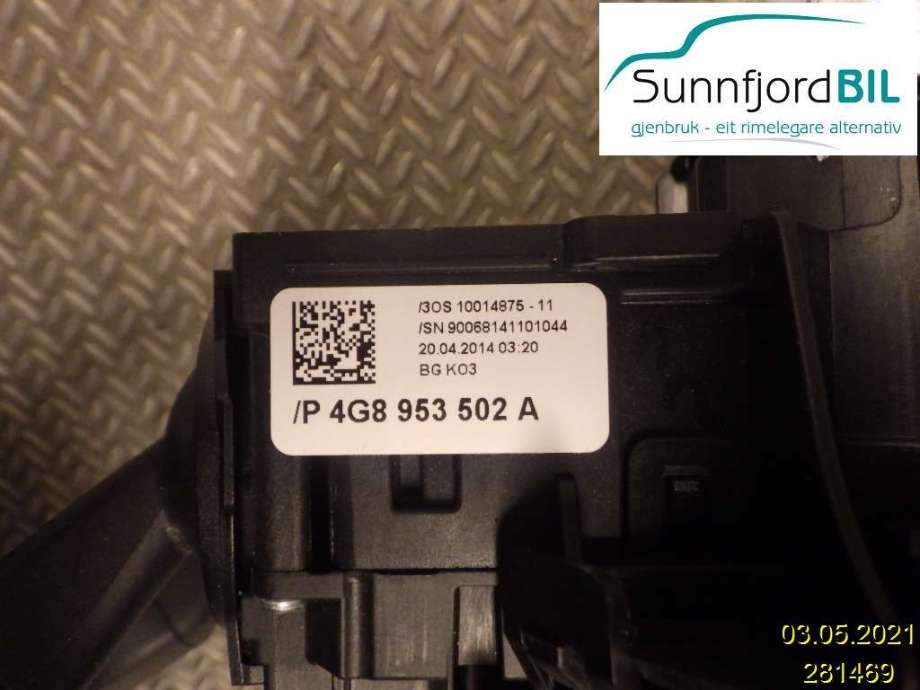 Bryter combi til Audi A4 2007-2014 (Type IV) (B8) (B8) (AUDI|4G8953502A|)