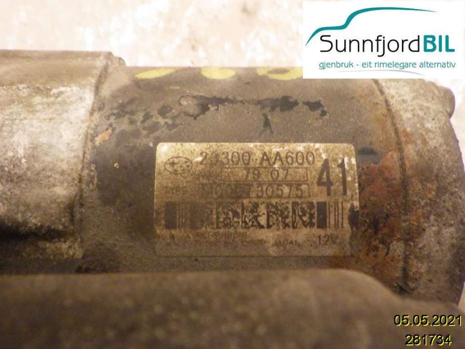 Starter til Subaru Impreza 2008-2012 (Type III) (SUBARU|23300AA600|)
