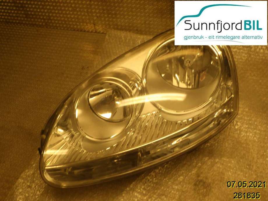 Frontlykt venstre halogen til VW Golf V, Combi 2003-2008  (VOLKSWAGEN|1K6941005N||1K6 941 005 N)