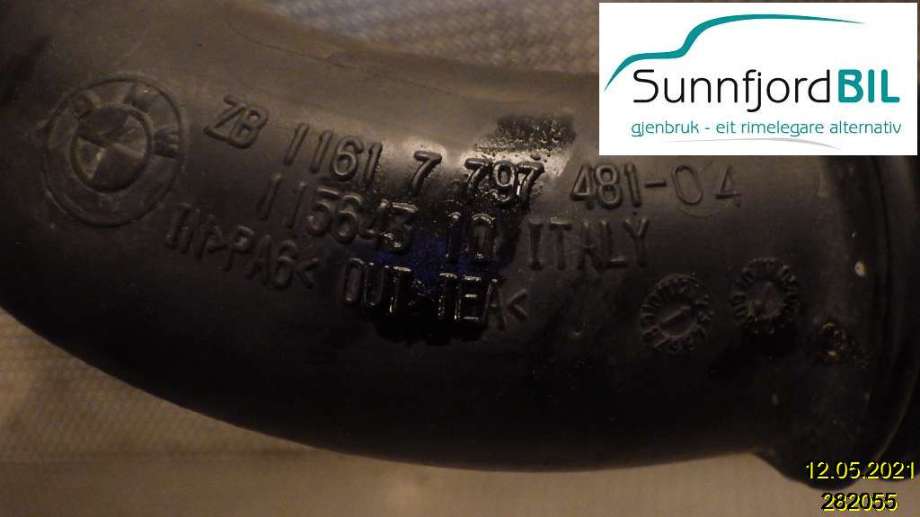 Turbo rør til BMW 1-Serie 2004-2011 (E81/E82/E87/E88) (E81/E82/E87/E88) (BMW|ZB11617797481-04||ZB 1161 7 797 481-04)