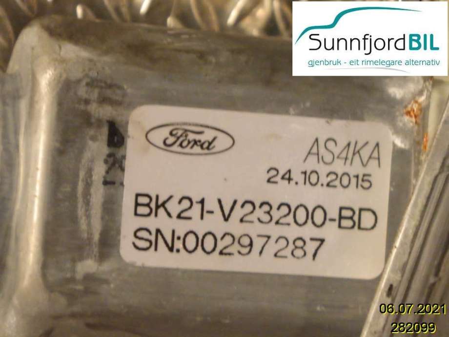 Ruteheis høyre til Ford Transit Custom 2013-2023 (Type I)  (FORD|BK21V23200BD|)