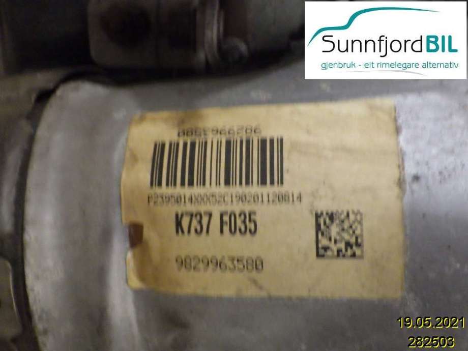 Katalysator til Peugeot 508 2018-->> (Type II) (PEUGEOT|K737F035|)