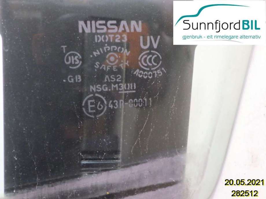 Siderute venstre foran til Nissan Leaf 2011-2017 (Type I)  (NISSAN|823013NC0A||43R-00011)