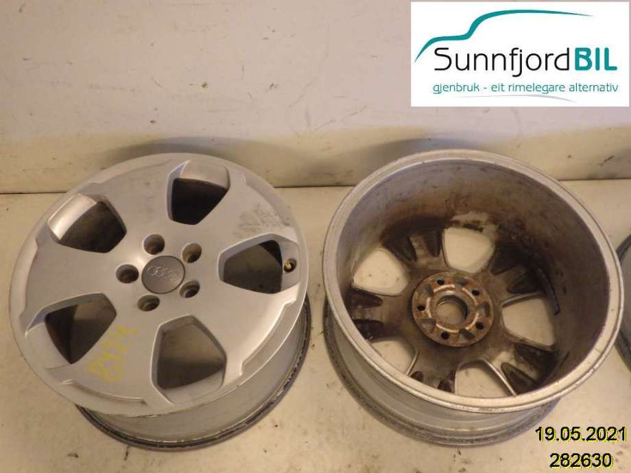 Felgsett aluminium til Audi A3 2012-2016 (Type III, Fase 1) (7.5J17-ET56||8P0 601 025 C)