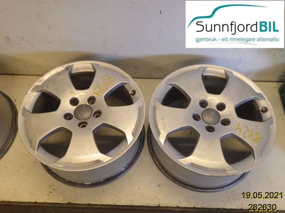 Felgsett aluminium til Audi A3 2012-2016 (Type III, Fase 1) (7.5J17-ET56||8P0 601 025 C)