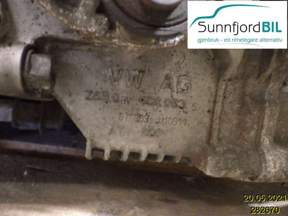 Girkasse 4WD fordelingskasse til VW Caddy 2010-2015 (Type III, Fase 2) (VOLKSWAGEN|0A409053S|)