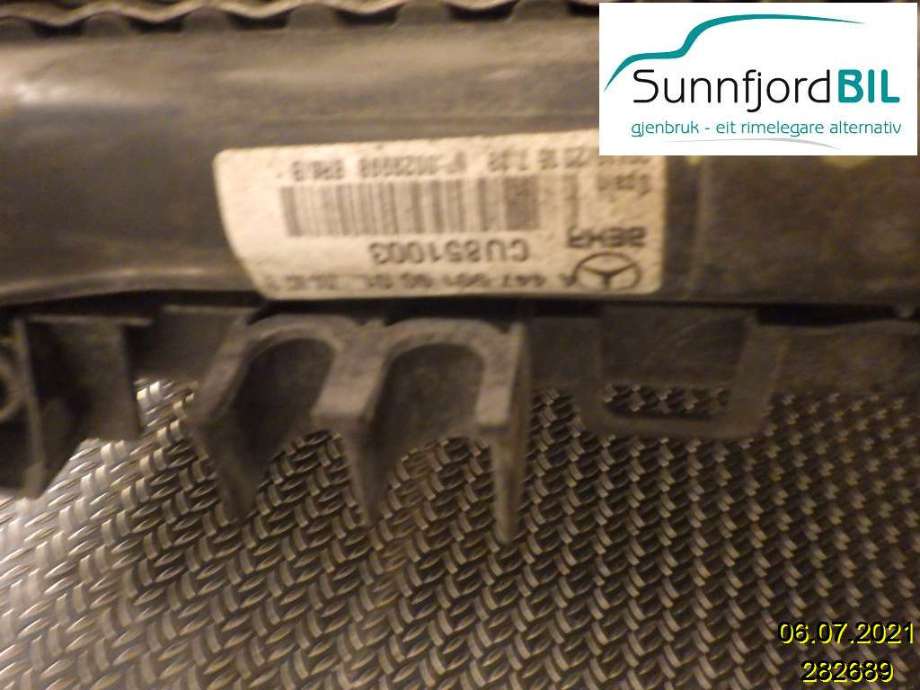 Radiator (manuell gir) til Mercedes Vito, 2014-->> (W447) (W447) (MERCEDES|A4475010001)
