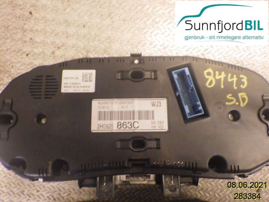 Instrumentpanel til VW Amarok 2010-2016 (Type I, Fase 1)  (VOLKSWAGEN|2H0 920 863 CX||2H0 920 863 C)