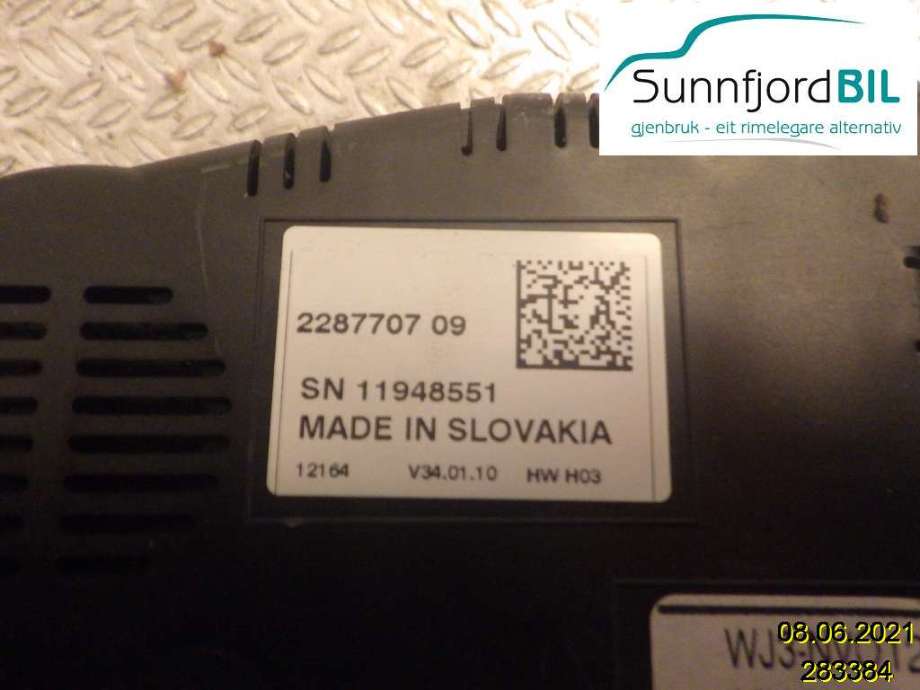 Instrumentpanel til VW Amarok 2010-2016 (Type I, Fase 1)  (VOLKSWAGEN|2H0 920 863 CX||2H0 920 863 C)