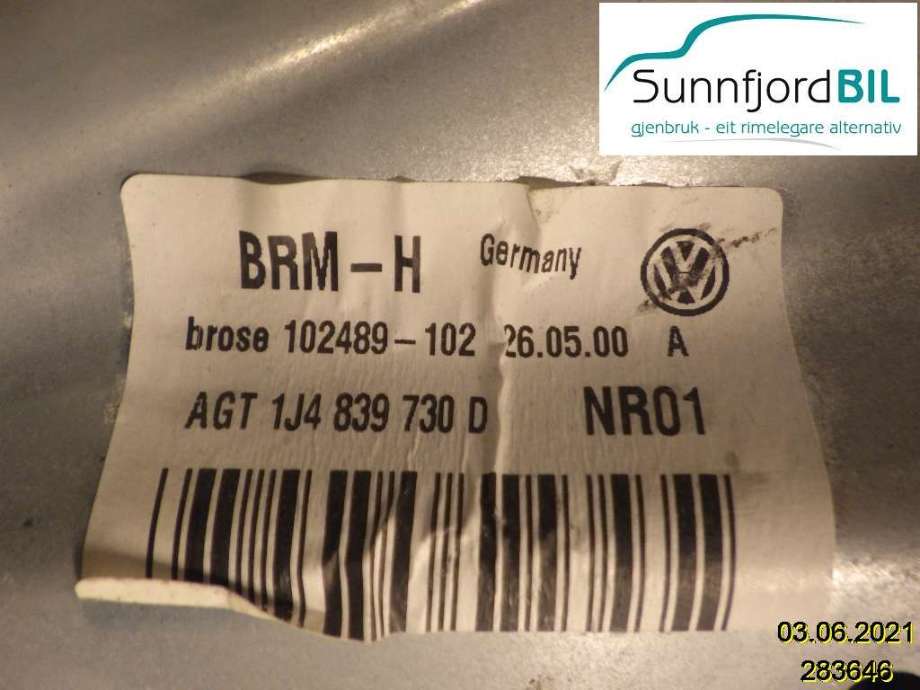 Ruteheis til VW Golf IV 1998-2003  (VOLKSWAGEN|)