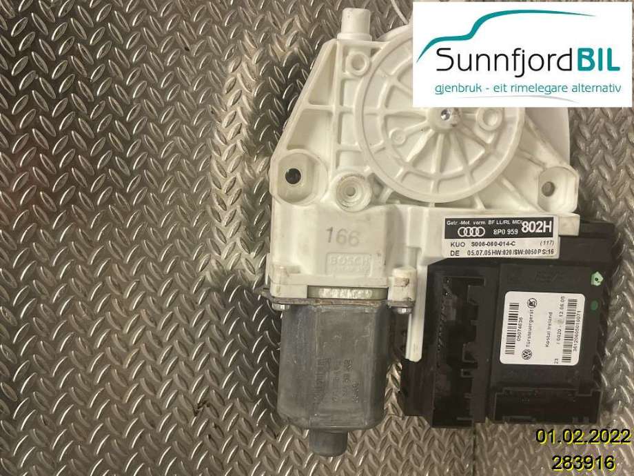 Ruteheis høyre til Audi A3 2003-2008 (Type II, Fase 1)  (AUDI|8P0959802H|)