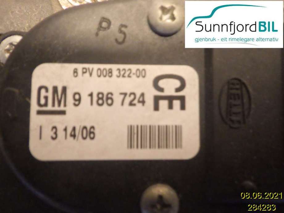 Pedal gass til Saab 9-3 2003-2007 (Type II, Fase 1) (SAAB||9 186 724)