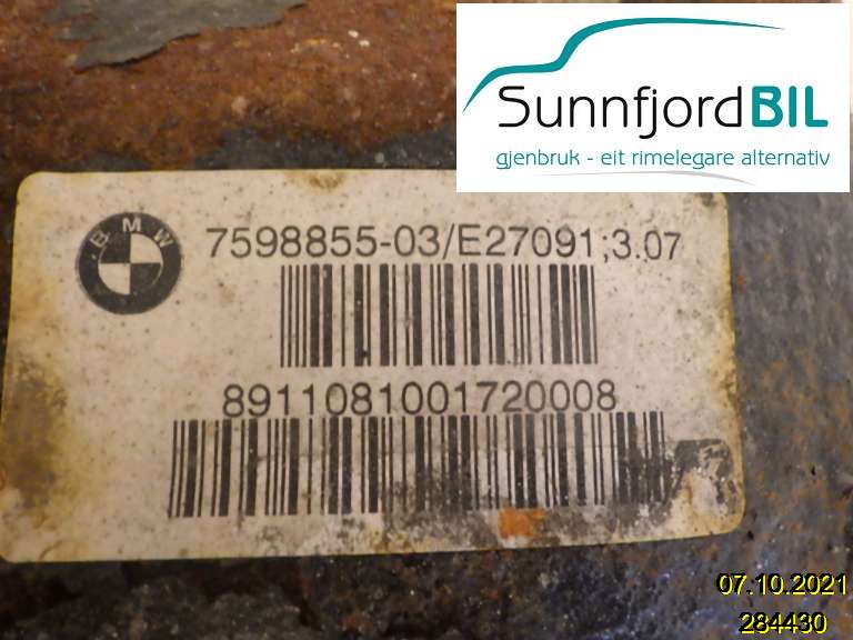 Kardang klokke bak til BMW 3-Serie 2005-2011 (E90/E91/E92/E93) (E90/E91/E92/E93) (BMW|33 10 7 566 170|)