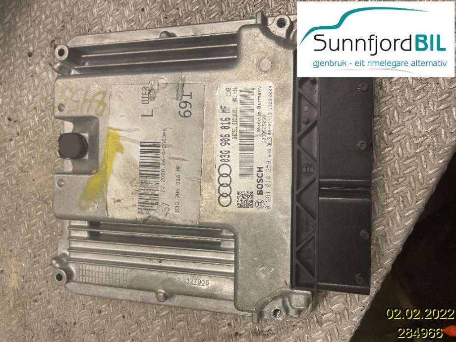 Styreenhet motor til Audi A6 2008-2011 (Type III, Fase 2) (C6) (C6) (AUDI|03G906016MF|)