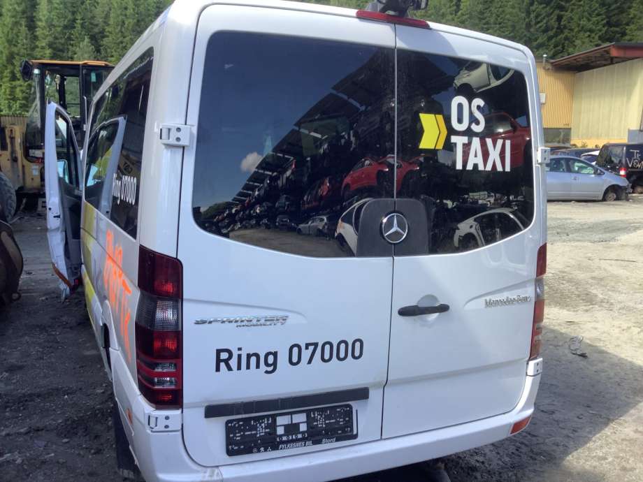 Dør venstre bak varebil til Mercedes Sprinter, 2013-2018 (Fase 2) (906) (906) (MERCEDES|A 906 740 15 00)