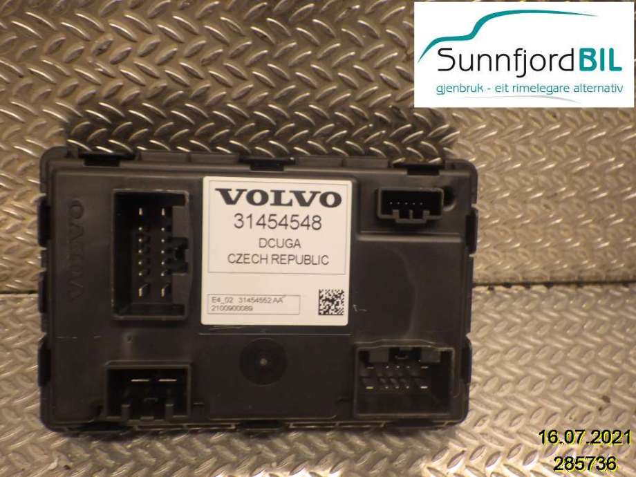 Styreenhet hengerfeste til Volvo V70, 2007-2013 (Type III, Fase 1)  (VOLVO|31454548)