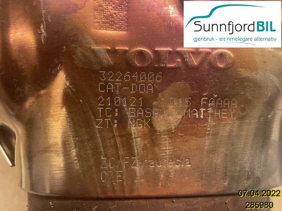 Partikkelfilter til Volvo V90 / V90 CC / S90, 2016-->>  (36011581)