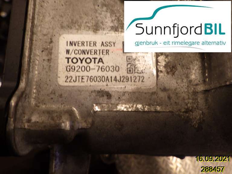 Inverter hybrid til Toyota Auris, 2015-2019 (Type II, Fase 2)  (TOYOTA|G920076030)