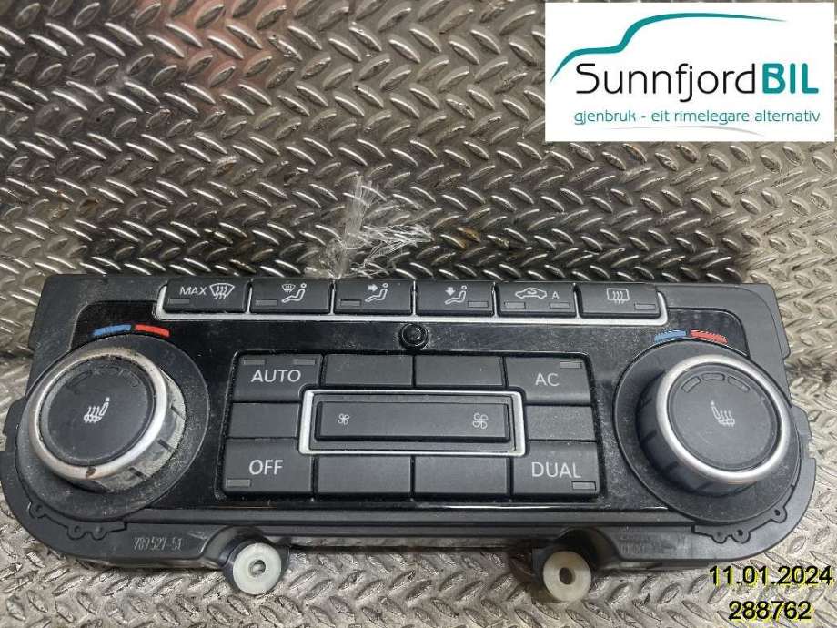 Varmeapparat betjening til VW CC 2008-2012 (PASSAT CC) (PASSAT CC) (VOLKSWAGEN|5K0907044EA||5K0907044AK)