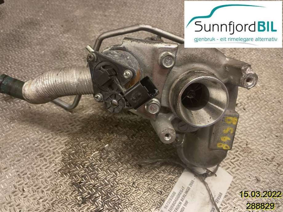 Turbo til Citroën Berlingo 2015-2019 (Type II, Fase 2)  (CITROEN|9673283680|)