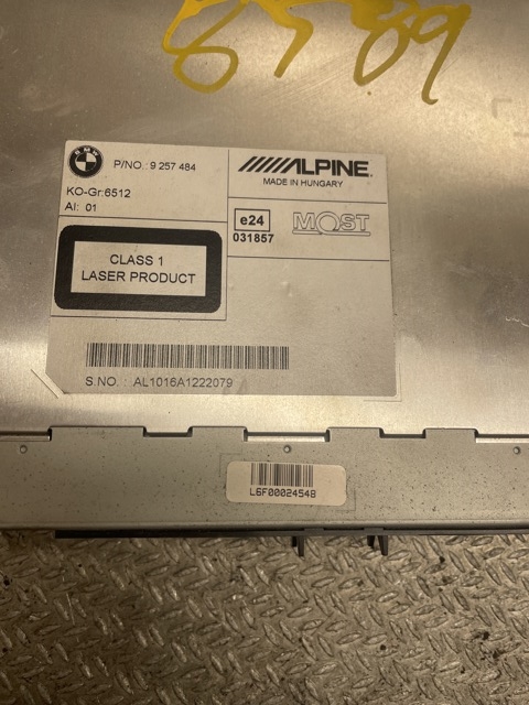 Bilstereo til BMW 5-Serie 2010-2017 (F10/F11) (F10/F11) (BMW|65129273863|9257484|C1925748401)