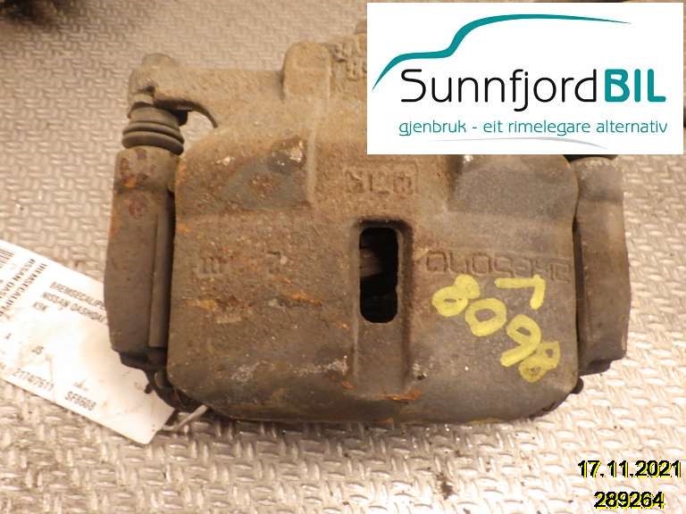 Bremsecaliper venstre foran til Nissan Qashqai, 2010-2014 (Type I, Fase 2)  (NISSAN|410114EA0A)