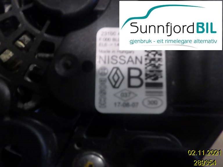 Dynamo til Nissan Qashqai 2014-2021 (Type II) (NISSAN|231004BE0B|)