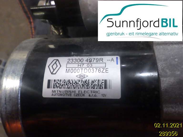 Starter til Nissan Qashqai, 2014-2021 (Type II)  (NISSAN|2330000Q4B)