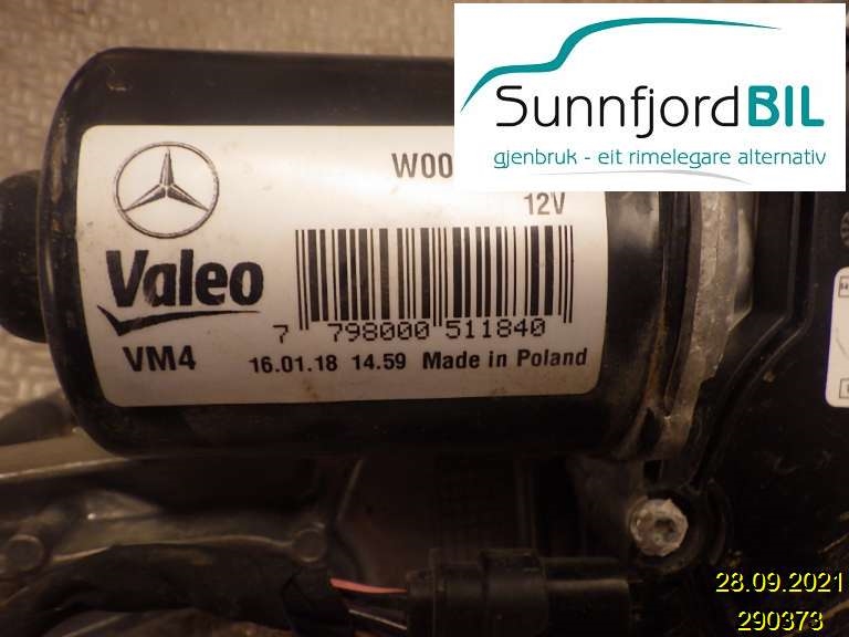 Viskermotor frontrute til Mercedes Vito 2014-->> (W447) (W447) (W000051184|)