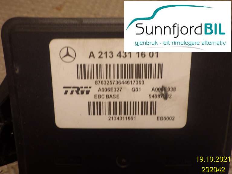 ABS sentral til Mercedes E-Klasse 2016-2023 (W213) (W213) (MERCEDES|A 213 431 22 01|A 213 431 40 01|A 213 431 51 01)
