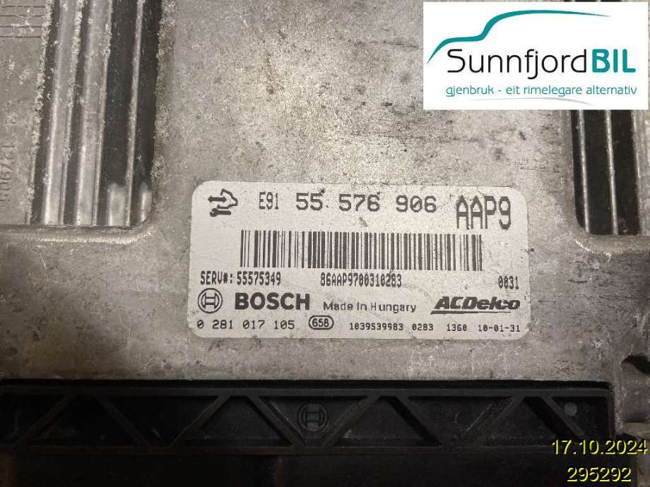 Styreenhet motor til Opel Insignia A, 2009-2014  (OPEL|)