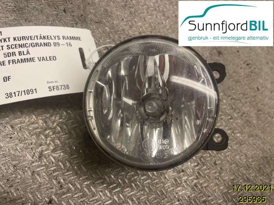 Frontlyktehus til Renault Scenic, 2009-2016 (Type III)  (RENAULT|80208691)