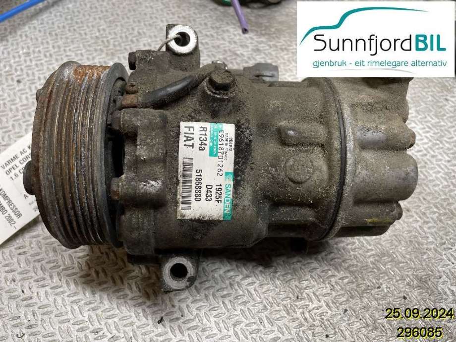 Aircondition kompressor til Opel Combo C 2002-2011  (OPEL|51868880|)