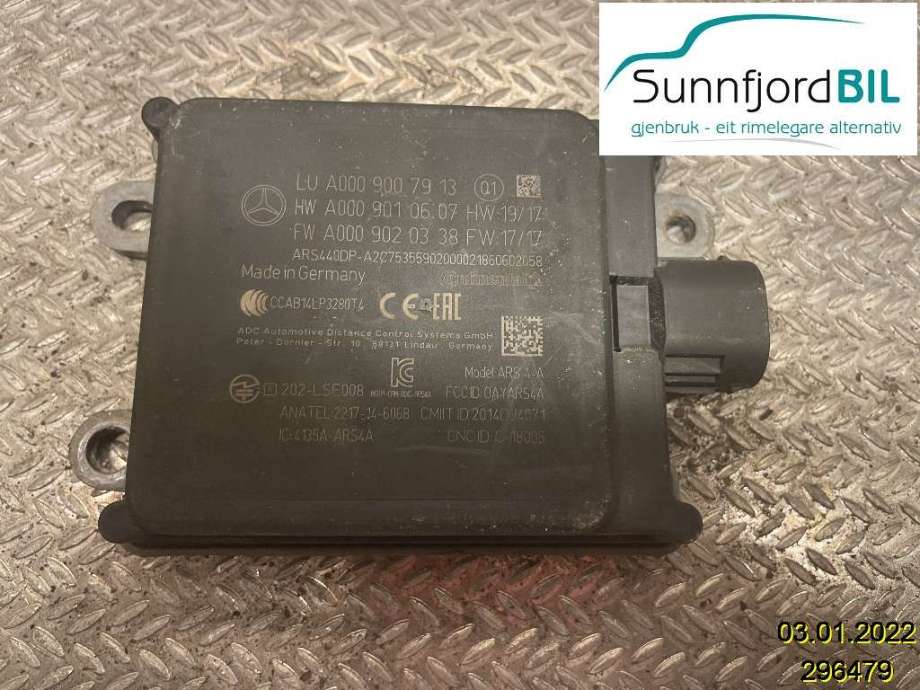 Sensor radar til Mercedes E-Klasse, 2016-2023 (W213) (W213) (MERCEDES|LUA0009007913)