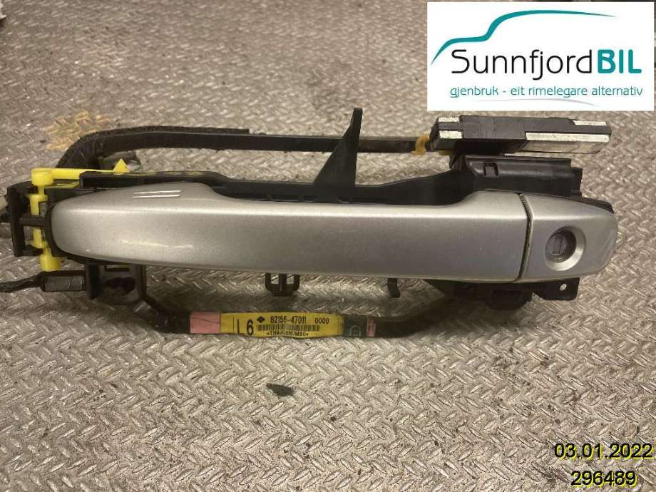 Dørhåndtak utv venstre foran til Toyota Yaris 2006-2009 (Type II, Fase 1) (TOYOTA|)