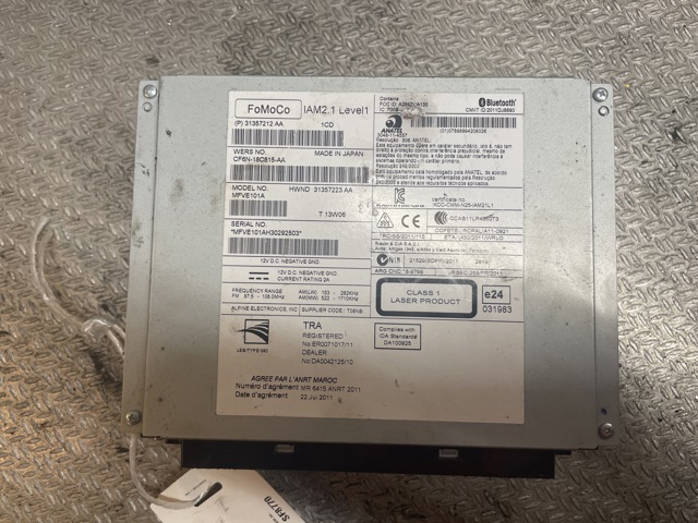 Bilstereo til Volvo V70, 2007-2013 (Type III, Fase 1)  (VOLVO|36050605)