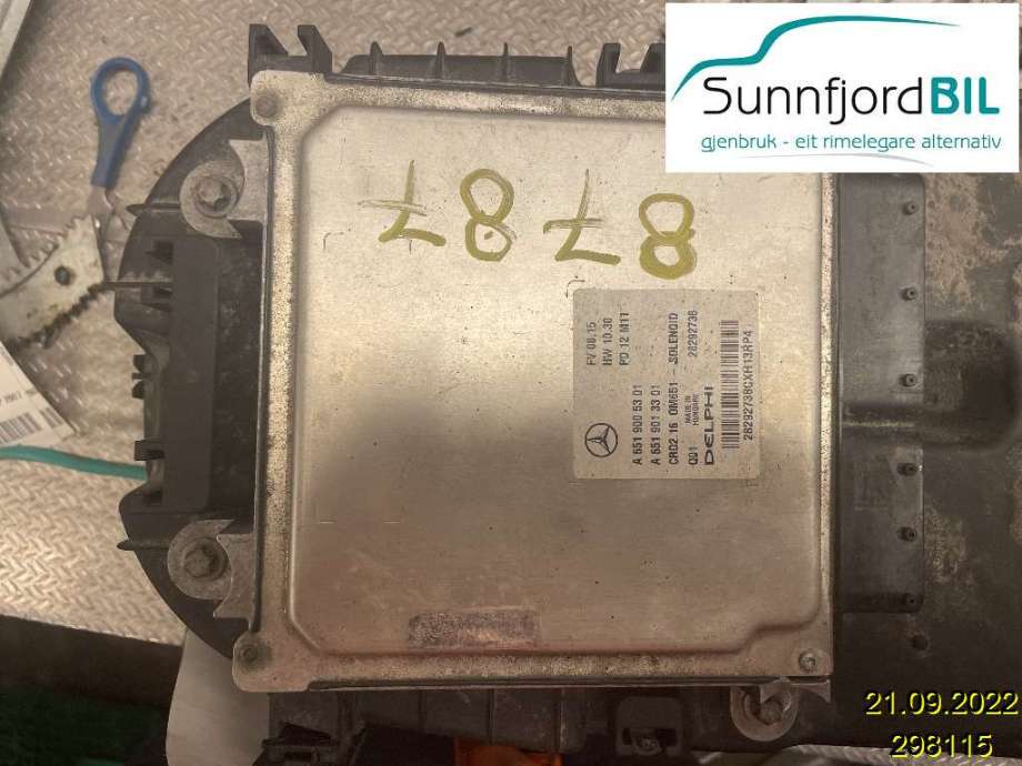 Styreenhet motor til Mercedes GLK 2008-2015 (X204) (X204) (MERCEDES|A6519005301|)