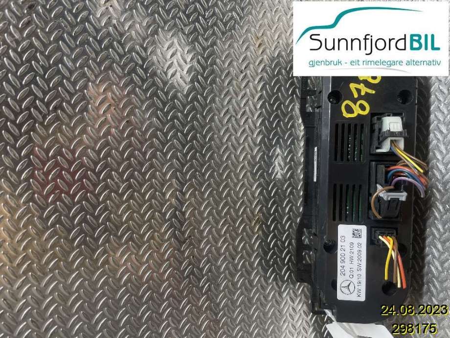 Varmeapparat betjening til Mercedes GLK 2008-2015 (X204) (X204) (MERCEDES|A2049002103|A2049000707)
