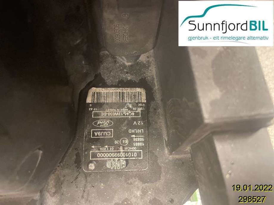 Frontlykt venstre halogen til Ford Transit 2006-2013 (FORD|6C1112W030CD|1684410|)