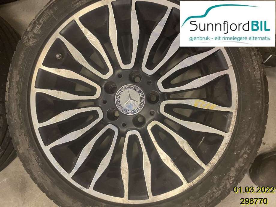 Hjulsett aluminium sommer til Mercedes B-Klasse, 2011-2018 (W246) (W246) (MERCEDES|PIRELLI P ZERO)