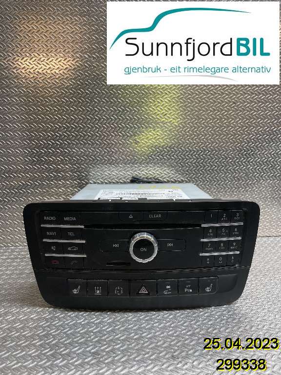 Bilstereo til Mercedes B-Klasse, 2011-2018 (W246) (W246) (MERCEDES|A2469007818)