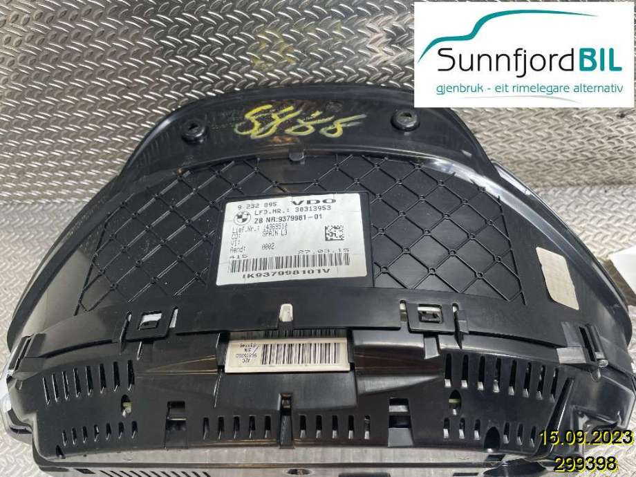Instrumentpanel til BMW 4-Serie 2013-2020 (F32/F33/F36) (F32/F33/F36) (BMW|62105A03A30|937998101|9232895)