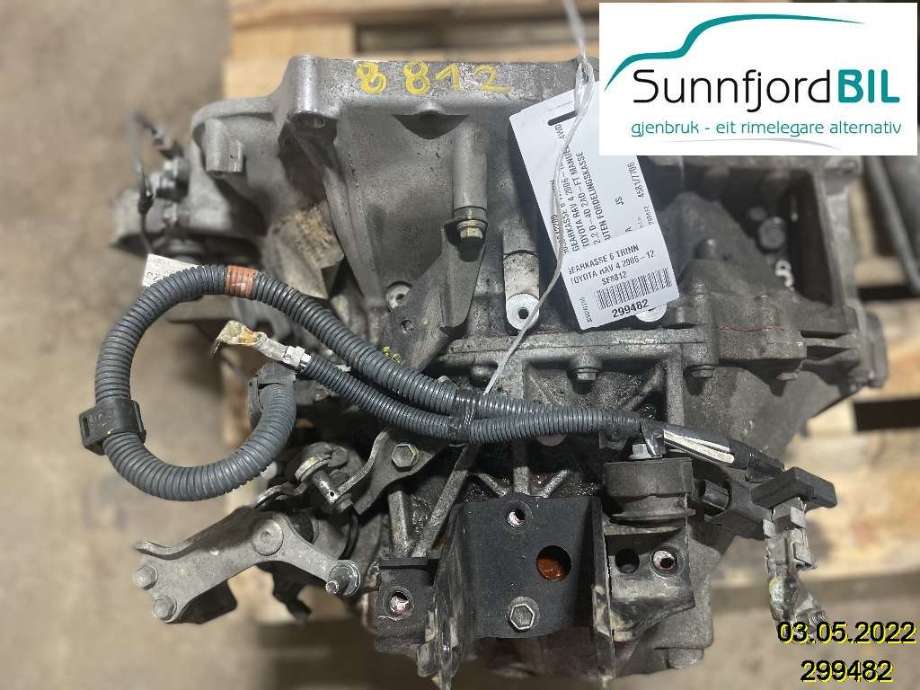 Girkasse manuell 6-trinn til Toyota RAV4 2009-2013 (Type III, Fase 2)  (TOYOTA|3030042200|)