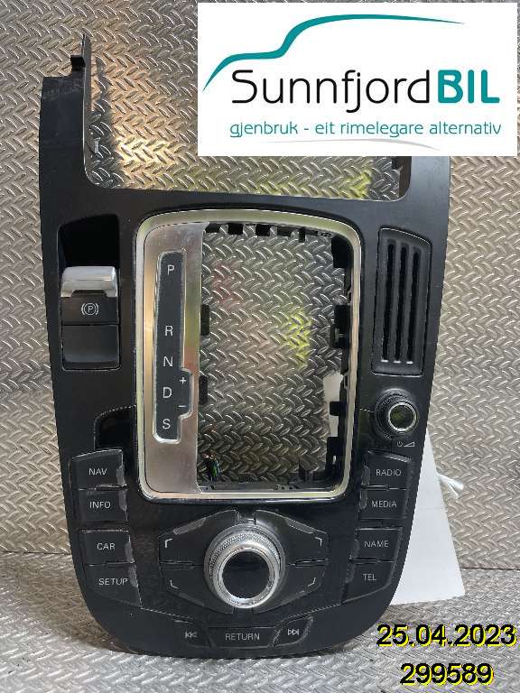 Varmeapparat betjening til Audi A4, 2007-2014 (Type IV) (B8) (B8) (AUDI|8T0919611)