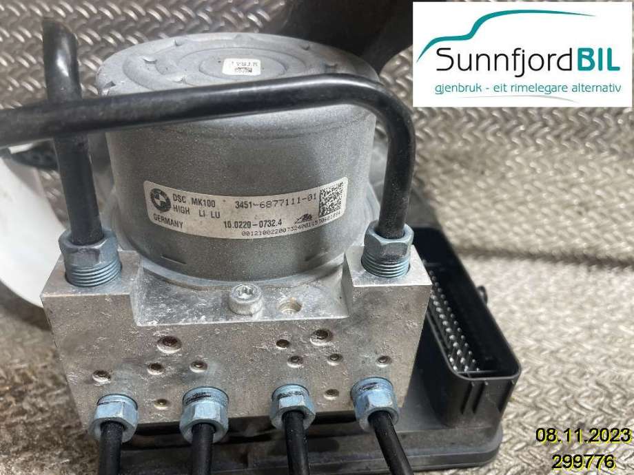 ABS sentral til BMW 2-Serie 2014-2021 (F22/F23) (F22/F23) (BMW|34515A374B5|6877112|3451687711101)