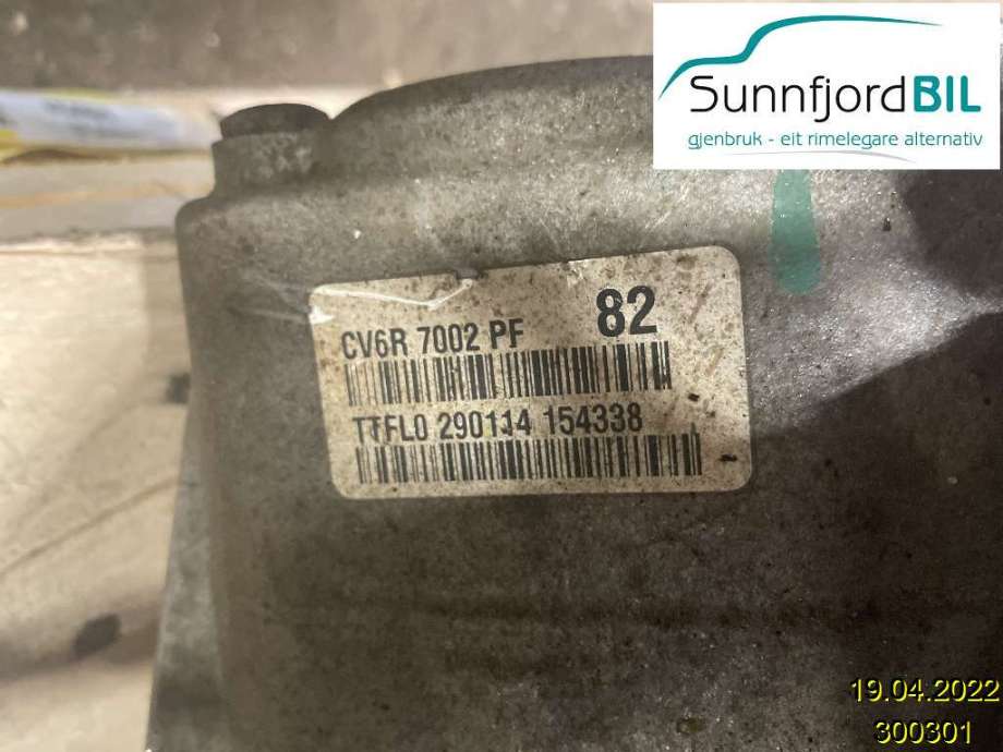 Girkasse manuell 6-trinn til Ford Focus 2011-2014 (Type III, Fase 1)  (FORD|CV6R-7002-PG|1836357|)