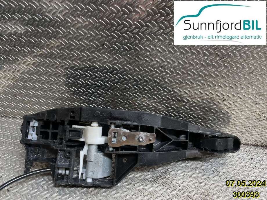 Dørhåndtak utv høyre bak til Peugeot 208 2012-2019 (Type I)  (PEUGEOT|9109E7|9101GH|)